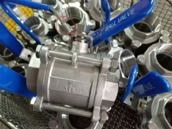 three pieces valve